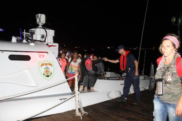 Hava Kararınca Mahsur Kaldılar, Yardıma Sahil Güvenlik Yetişti