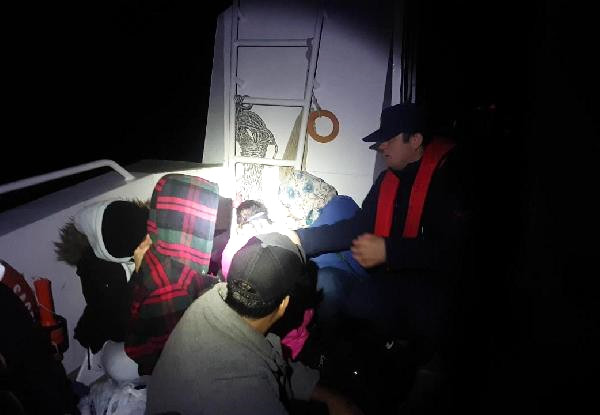 Bodrum’da Teknede 16 Kaçak Göçmen Yakalandı