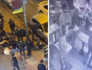 Bayrampaşa’da polis ile kafe çalışanları ortasında kavga!