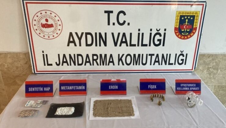 Pansiyon odasında uyuşturucu unsur ile yakalandı