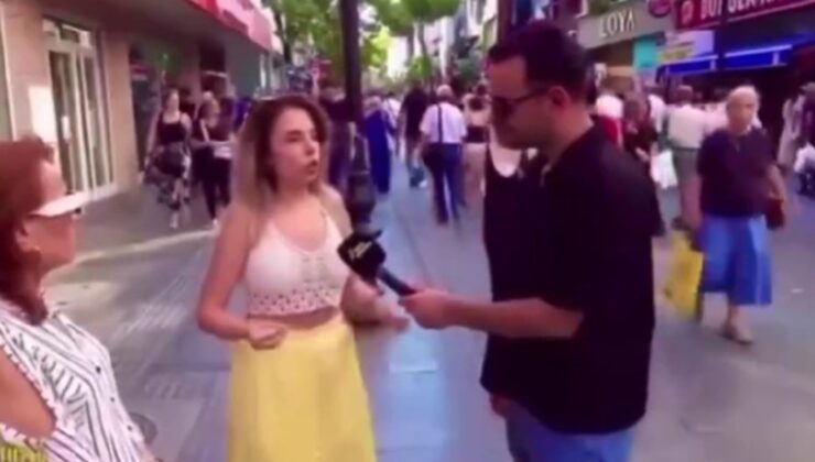 Sokak röportajında Instagram yasağına reaksiyon gösteren bayan tutuklandı