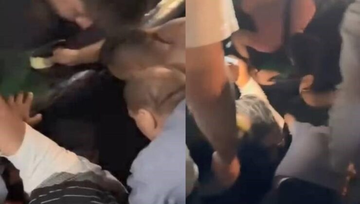 Eminönü’nde anne ve 2 yaşındaki çocuğu çeşit teknesinden denize düştü