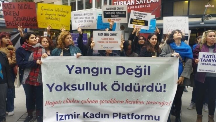 İzmir Bayan Platformu’ndan 5 kardeşin hayatını kaybetmesiyle ilgili reaksiyon: Sorumlusu sizsiniz, yaratılan mevt nizamı