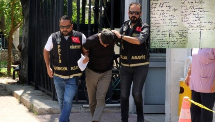 Antalya’da boşandığı bayanı vahşice öldürmüştü… Cinayet notları ortaya çıktı