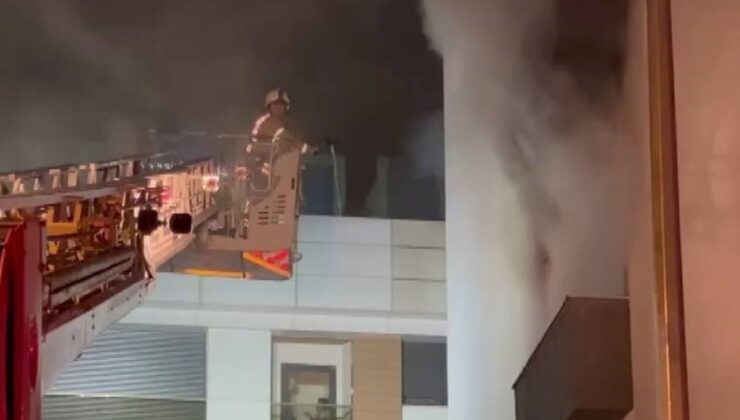 İstanbul’da korkutan yangın: Dumanların ortasından kurtarıldı!