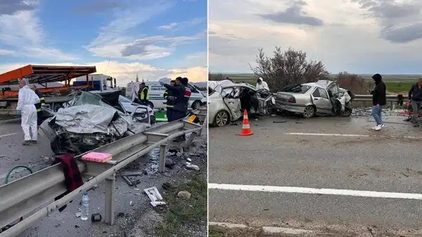 Eskişehir-Ankara yolunda feci kaza: 4 kişi öldü, 2 kişi yaralandı