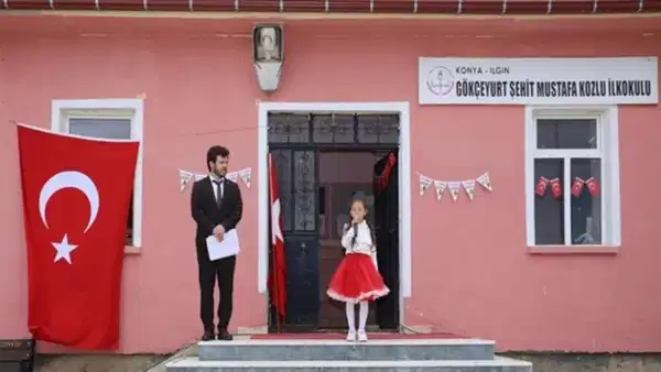 Tek öğrencili okulda ’23 Nisan’ coşkusu