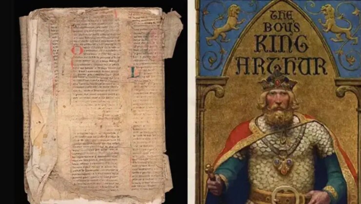 Kral Arthur efsanesinin 700 yıllık el yazması açık artırmada