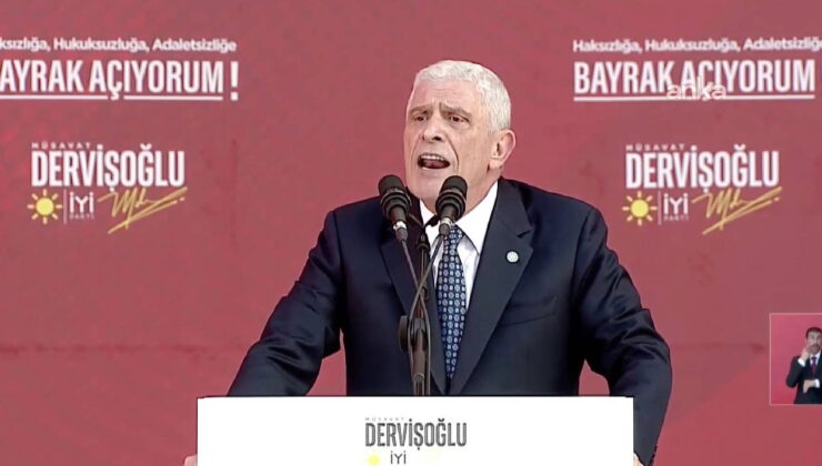GÜZEL Parti’nin Bayrak Mitingi başladı: Dervişoğlu’ndan dikkat çeken bildiriler