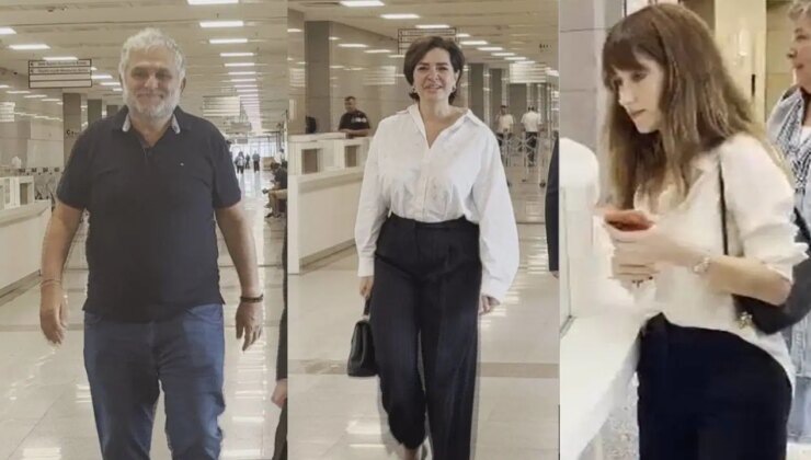 ‘Ahbap’ soruşturması… Hazal Kaya, Hasret Gürses ve Ruşen Çakır adliyeye geldi