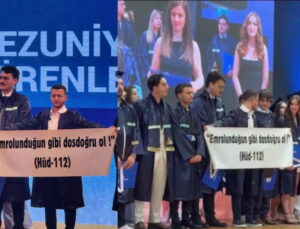 Yeditepe Üniversitesi’nden ayet pankartı açıklaması: ‘İnceleme başlatıldı’