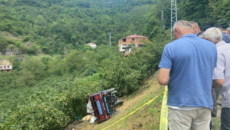 Ordu’da patpat devrildi: Şoförün eşi öldü